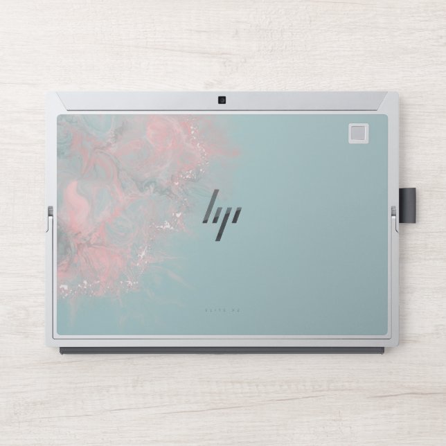 Pink Stone Look Marble HP Laptop Skin (Front)