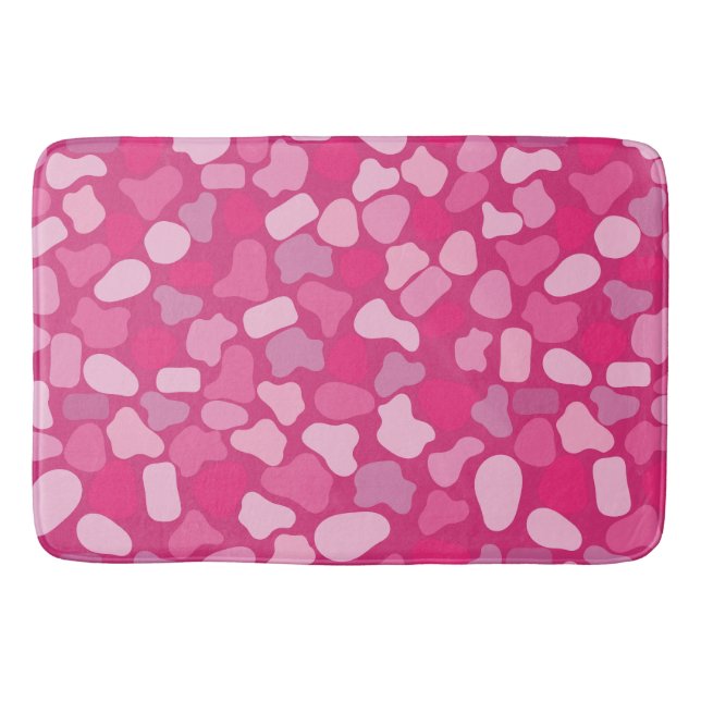 Pink Stone Pattern- Bath Mat (Front)