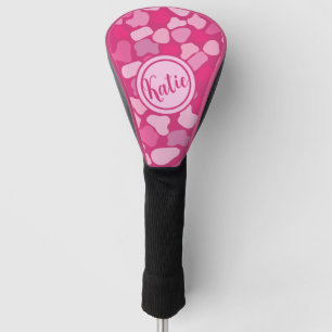 Pink Stone Pattern- Golf Head Cover