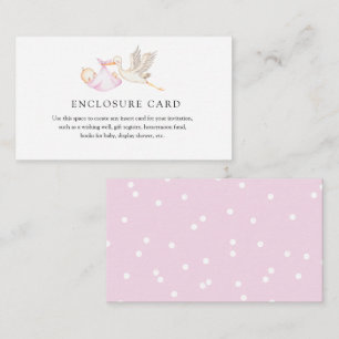 Pink Stork Custom Enclosure Card