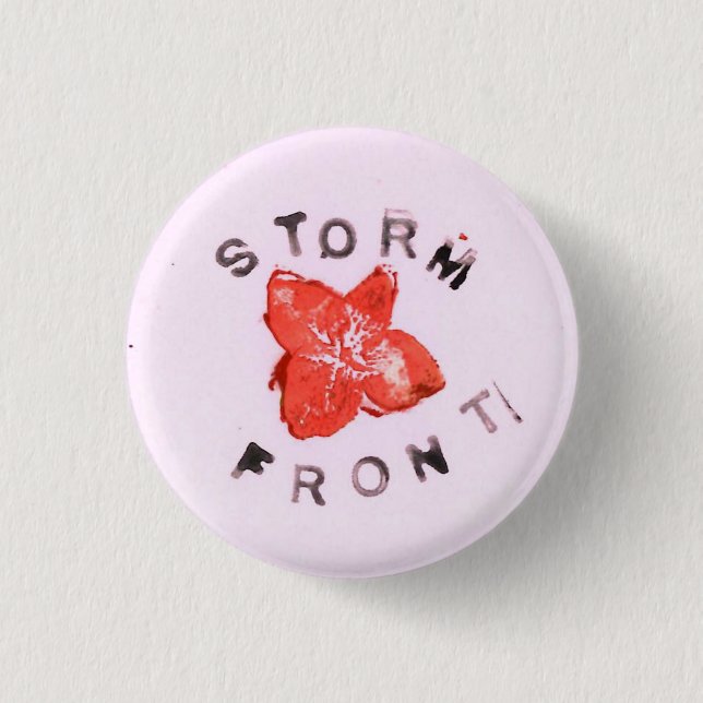 Pink Storm Front Button (Front)