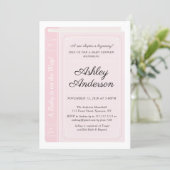 Pink Storybook Baby Shower Invitation (Standing Front)