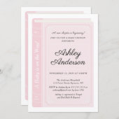 Pink Storybook Baby Shower Invitation (Front/Back)
