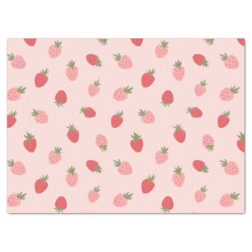 Pink Strawberry Birthday Party  Tissue Paper