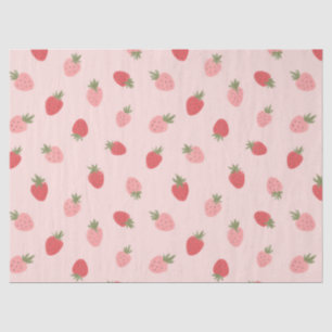 Pink Strawberry Birthday Party Tissue Paper