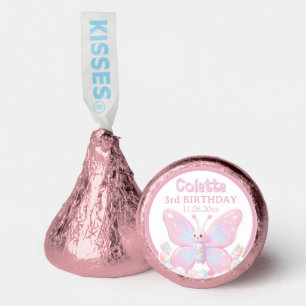Pink Strawberry Butterfly Birthday Hershey®'s Kisses®