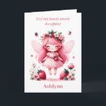 Pink Strawberry Fairy Berry Birthday Daughter Card<br><div class="desc">Celebrate a berry special birthday with our personalized Strawberry Fairy Girl Birthday Daughter Card! This enchanting card is perfect for your daughter who loves a touch of magic. Personalize the front with her name and add a heartfelt message inside. The charming design features a whimsical strawberry fairy house, sure to...</div>