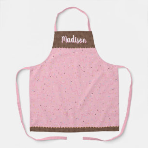 Pink Strawberry Ice Cream Apron
