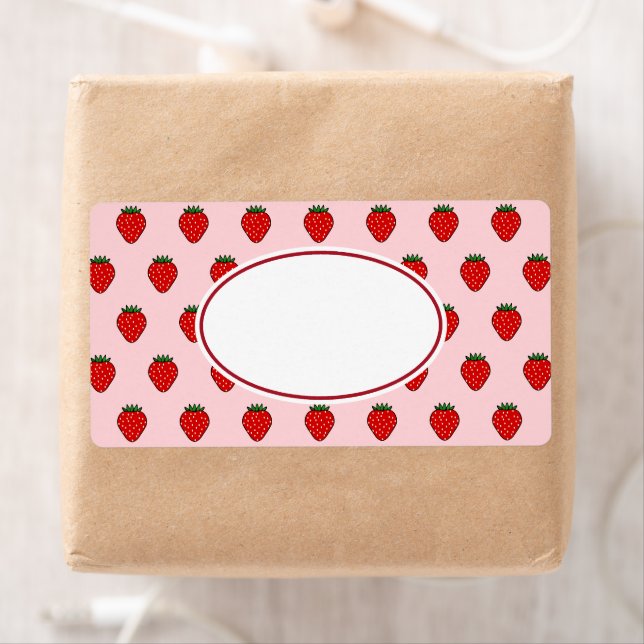 Pink Strawberry Labels (Insitu)