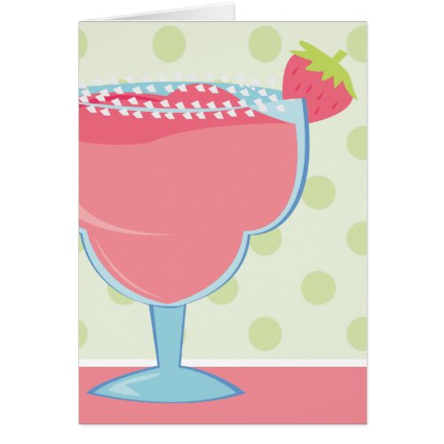 Pink Strawberry Margarita Drink