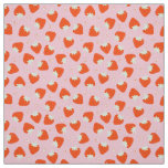 Pink Strawberry Print Fabric