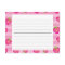 Pink Strawberry Recipe Card