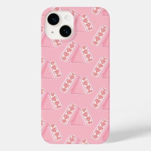 Pink Strawberry Sandwich Case_Mate iPhone 14 Case