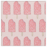 Pink Strawberry Shortcake Pops Popsicles Fabric