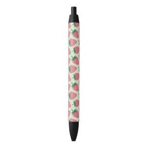 Pink Strawberry Summer Pattern Pen