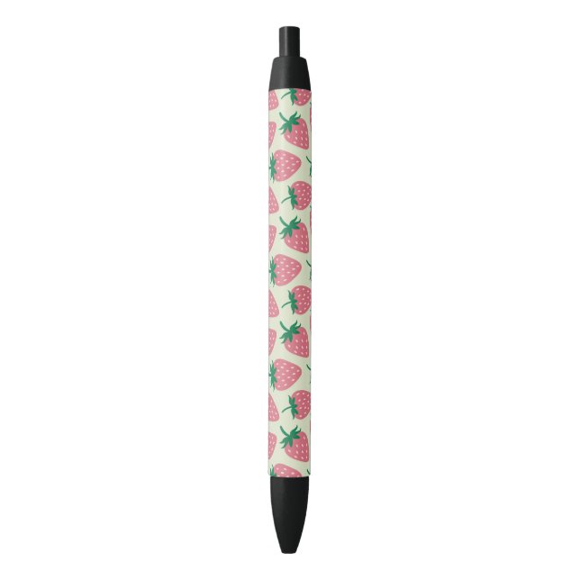 Pink Strawberry Summer Pattern Pen (Front Vertical)