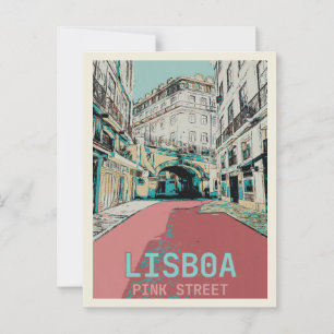 Pink Street, Cais do Sodré, Lisbon - Charming Postcard