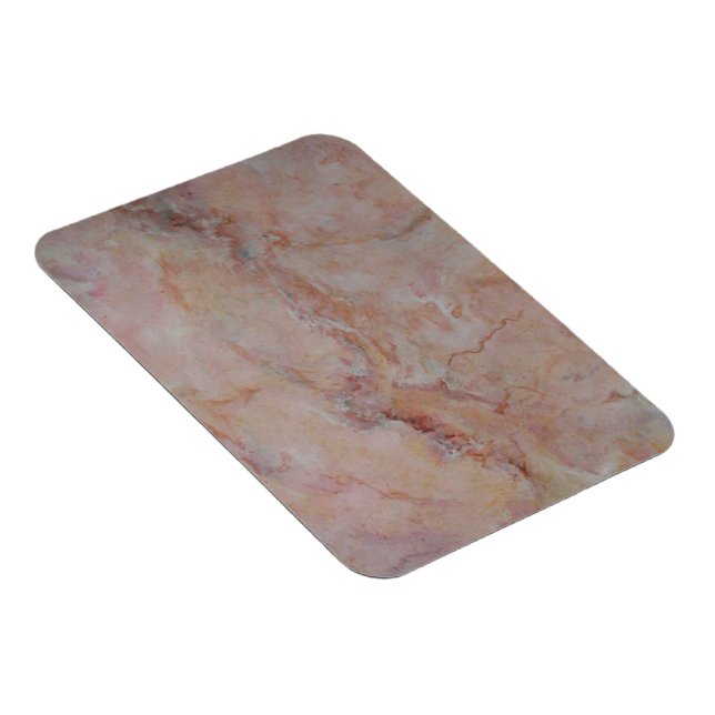 Pink striated marble stone finish magnet (Right Side)