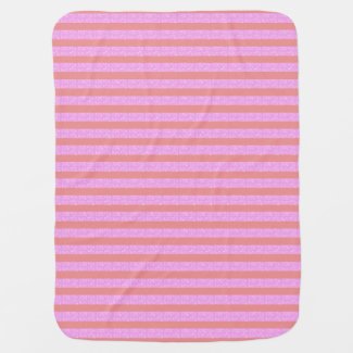 Pink Stripe Baby Blanket
