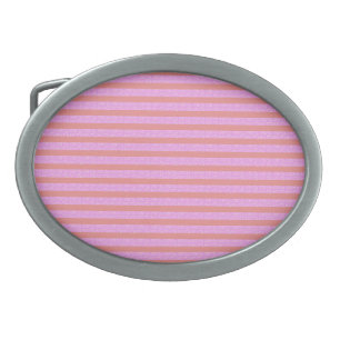Pink Stripe Belt Buckle