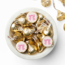 Pink Stripe Bow Hershey®'s Kisses®