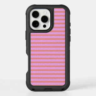 Pink Stripe Cell  iPhone 16 Pro Max Case