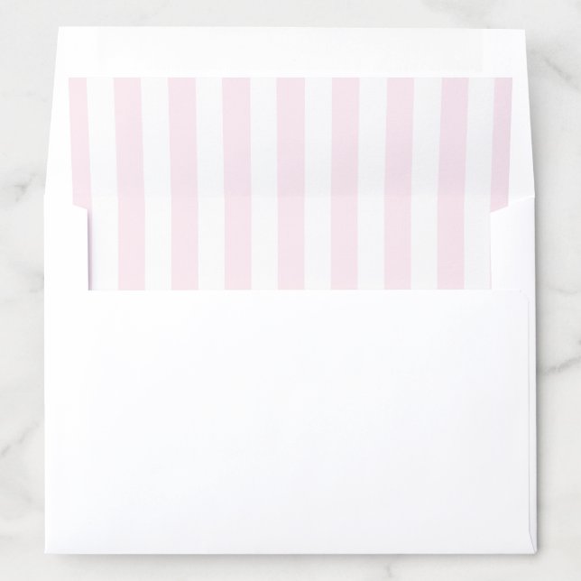 Pink Stripe Envelope Liner (In Envelope)