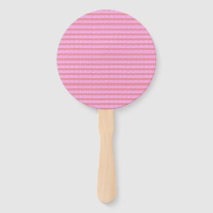 Pink Stripe Fans