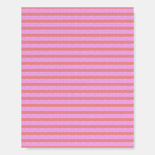 Pink Stripe Foam Board