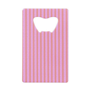 Pink Stripe Geometric Bottle Opener