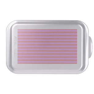 Pink Stripe Geometric Cake Pan