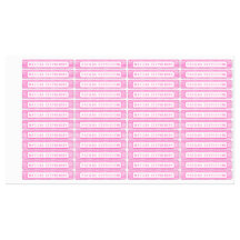 Pink Stripe Girl Waterproof