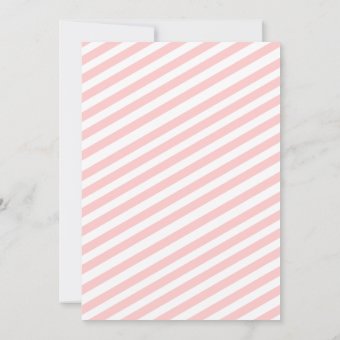 Pink Stripe, Gold Glitter Bridal Shower Invitation | Zazzle