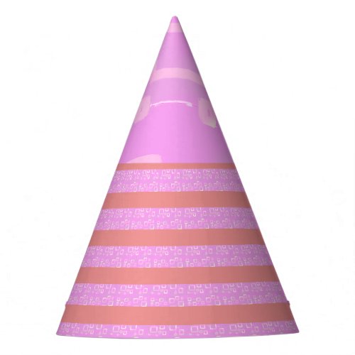 Pink Stripe Party Hat