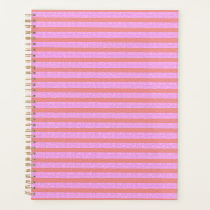 Pink Stripe Planner