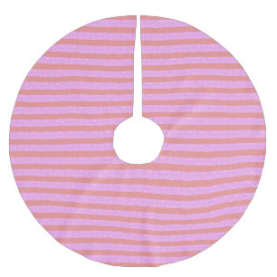 Pink Stripe Tree Skirt