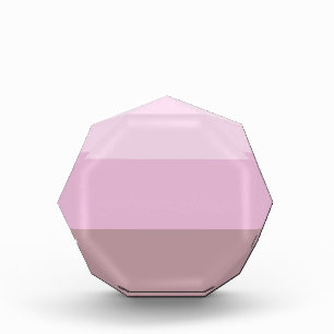 Pink Striped Ombre Acrylic Award