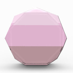 Pink Striped Ombre Acrylic Award