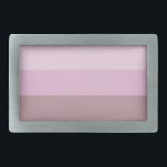 Pink Striped Ombre Belt Buckle<br><div class="desc">Modern,  classic pink ombre striped pattern.</div>