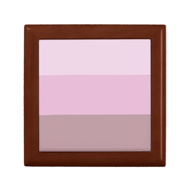Pink Striped Ombre Gift Box (Front)