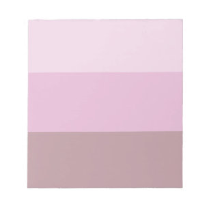 Pink Striped Ombre Notepad