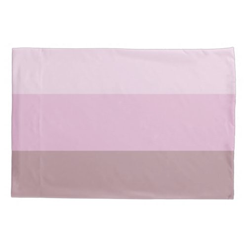 Pink Striped Ombre Pillow Case