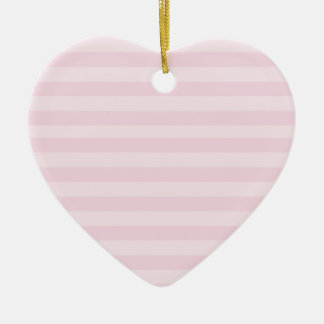 Pink Striped Pattern Ornament