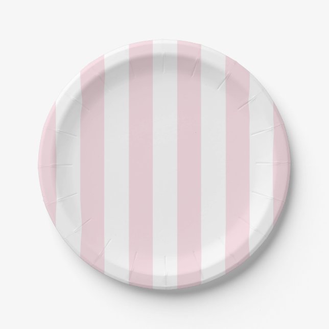 Pink Striped Plates (Front)