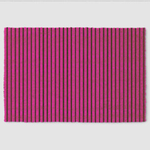 Pink Striped texture Fiber Doormat