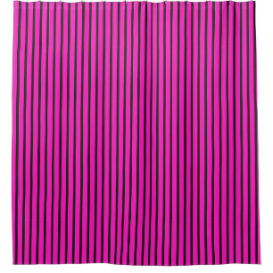 Pink Striped texture Shower Curtain