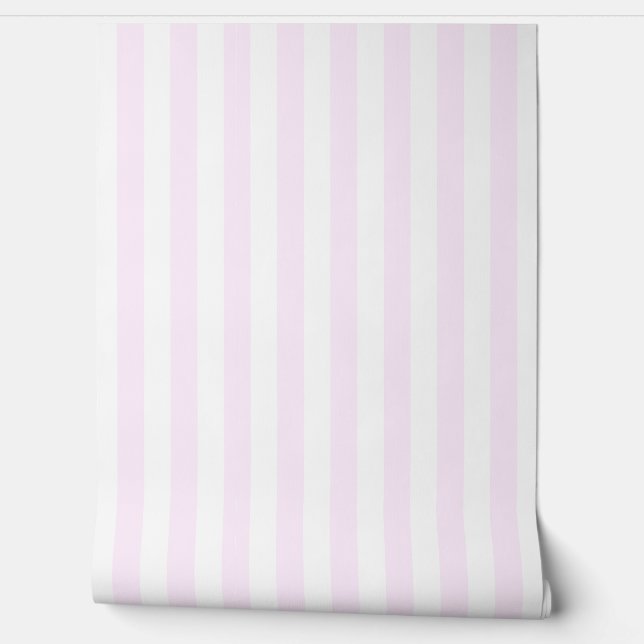 Pink Striped Wallpaper Wallpaper (Unrolling)