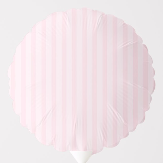 Pink Stripes 1 Balloon (Front)