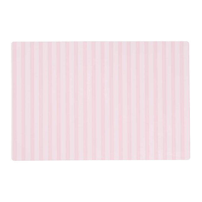 Pink Stripes 1 Placemat (Front)
