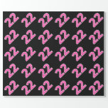 [ Thumbnail: Pink Stripes 22 Event # (Birthday, Anniversary) Wrapping Paper ]